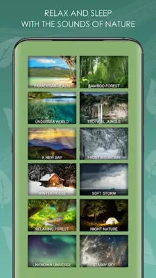 Nature relax music android App screenshot 4
